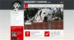 Desktop Screenshot of dalmatians.info